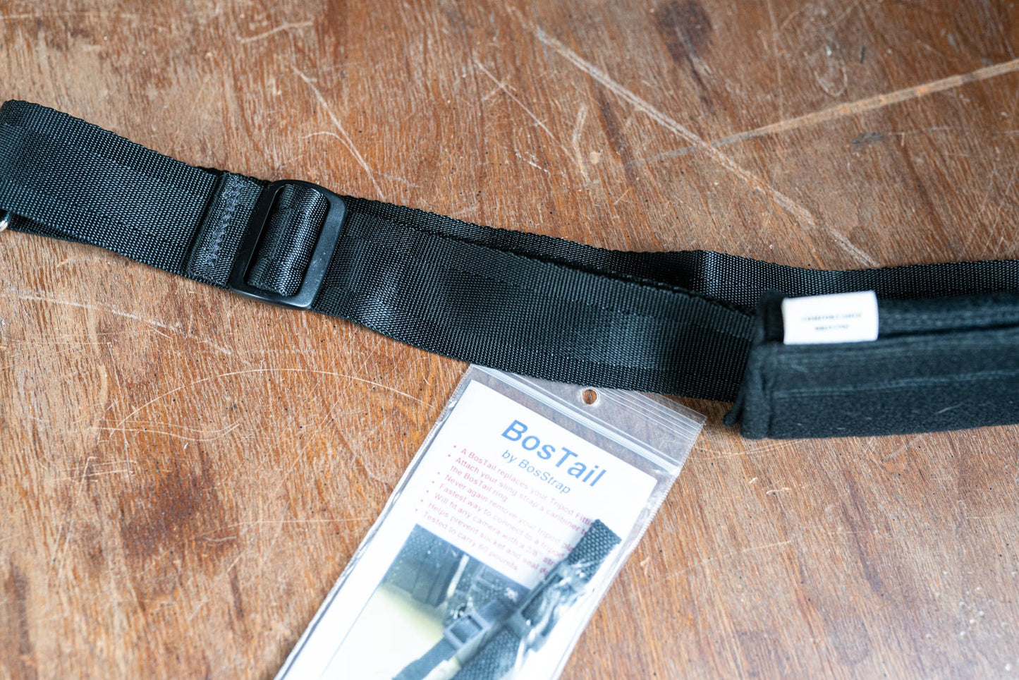 Vintage Black Dual Camera Strap - Small