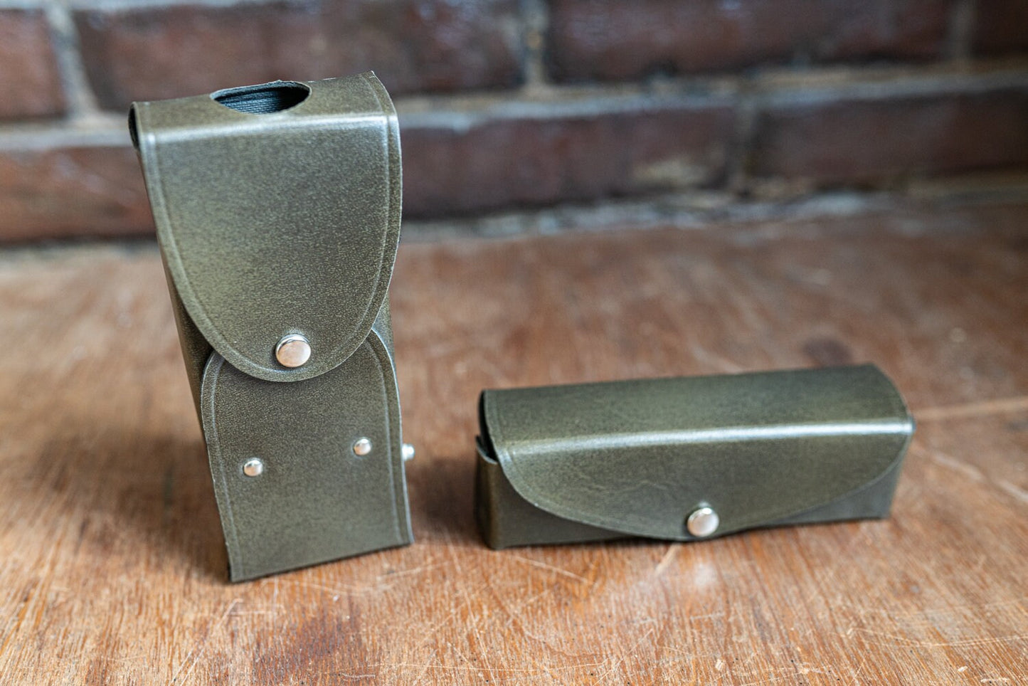 Vintage Belt Cases - Set of 2