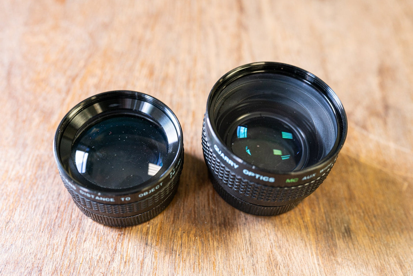 Tele and Wide Auxiliary Lens Set w/ Caps and Case