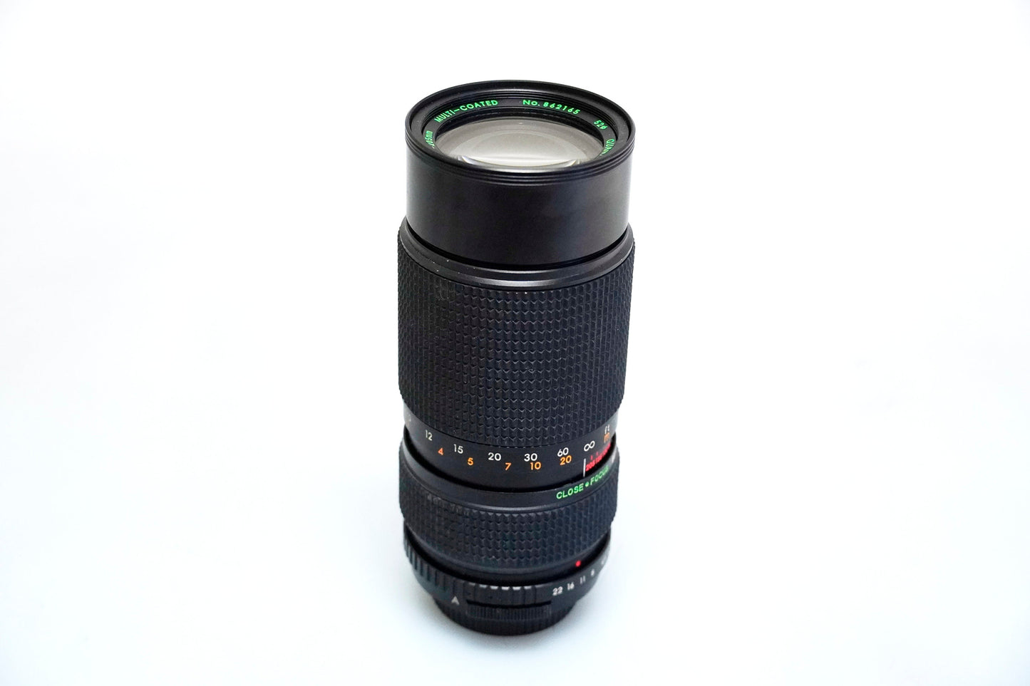 F4.5 80-205mm Auto Zoom Multi-Coated Lens, Screw Mount