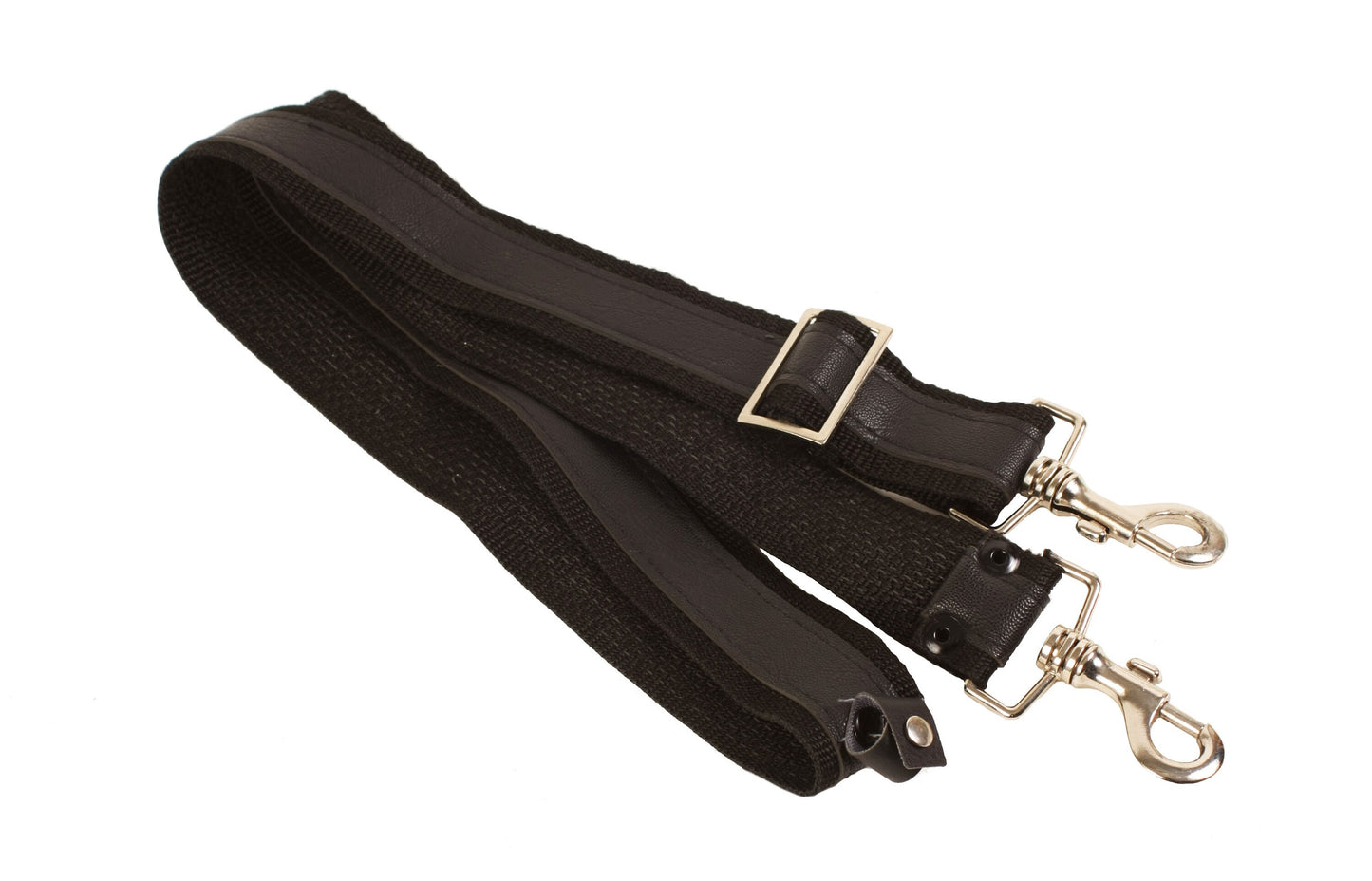 Black Nylon Leather Camera Bag Strap
