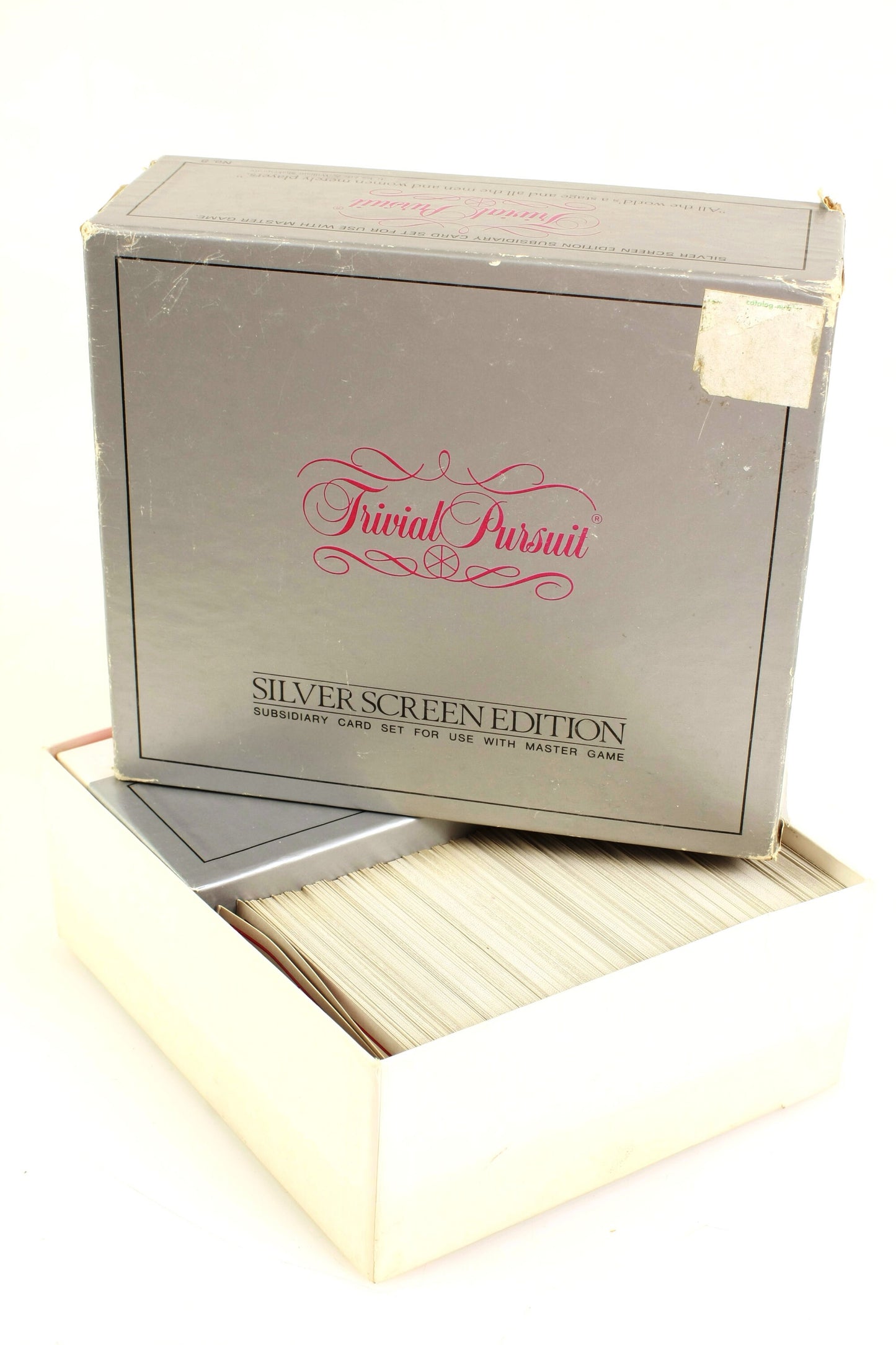 Trivial Pursuit Game Card Set with Replacement Game Pieces - Silver Screen Edition