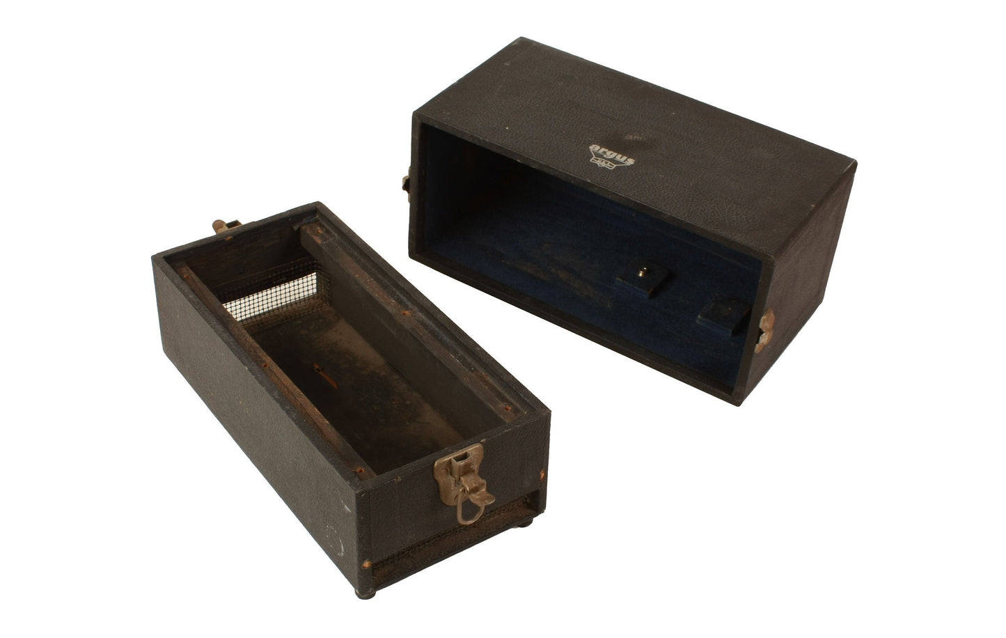 Antique Argus Projector Case Wood With Leather Finish - Circa 1960s