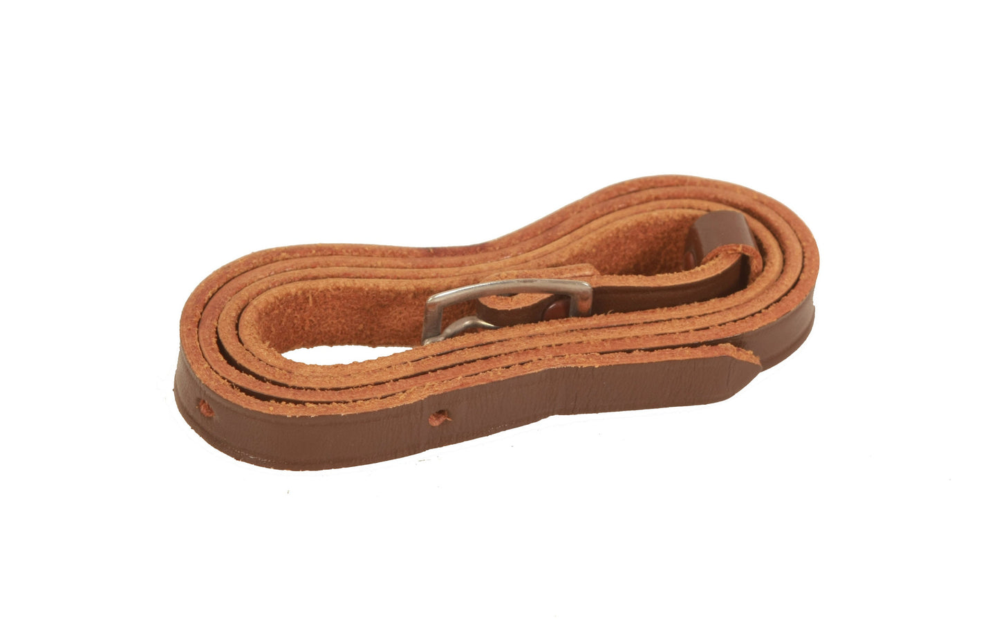 Vintage Thin Brown Leather Camera Strap 1950s