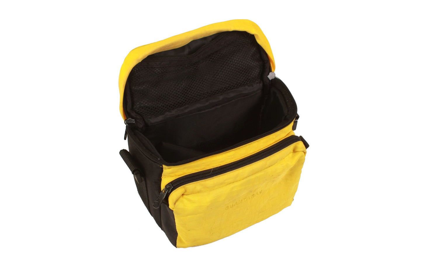 Retro Quantaray Black and Yellow Camera Case with Strap