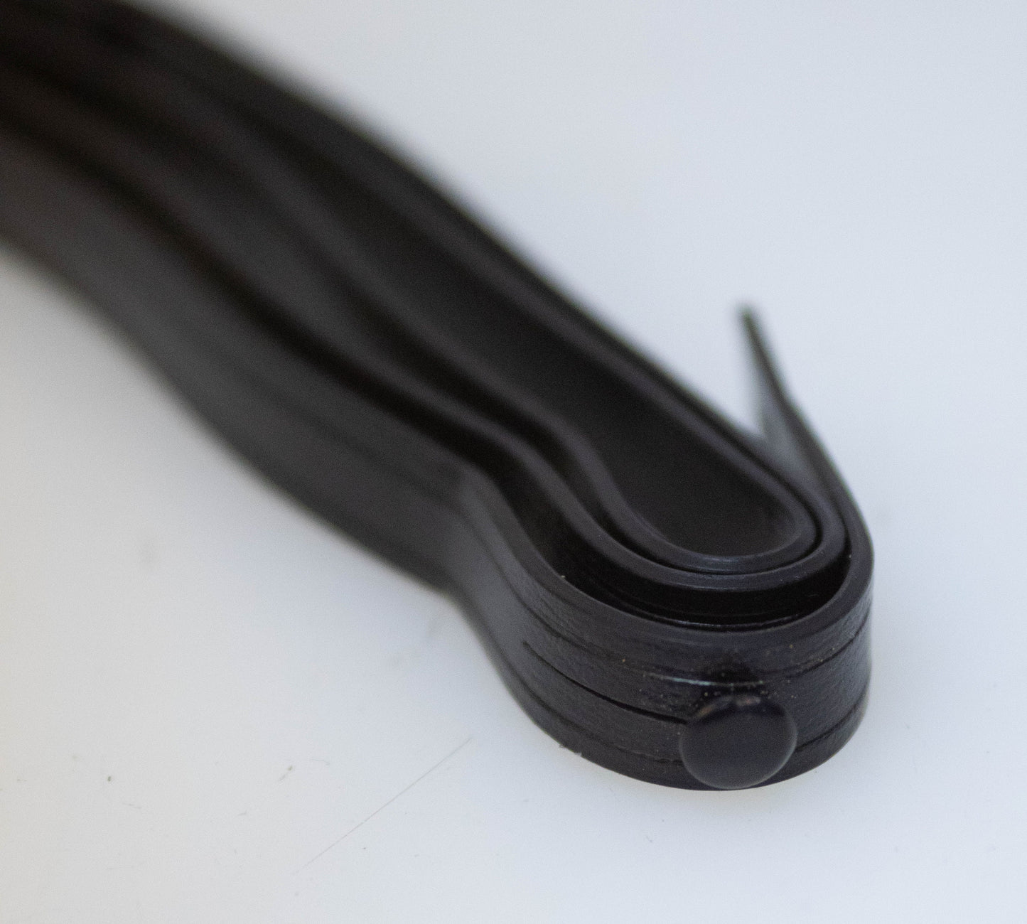 Vintage 1960s Black Vinyl Camera Strap