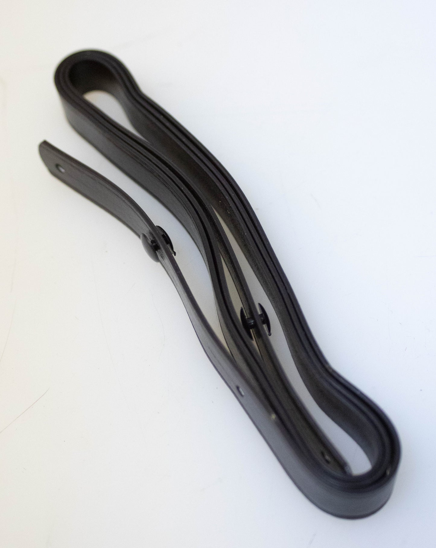 Vintage 1970s Black Vinyl Camera Strap
