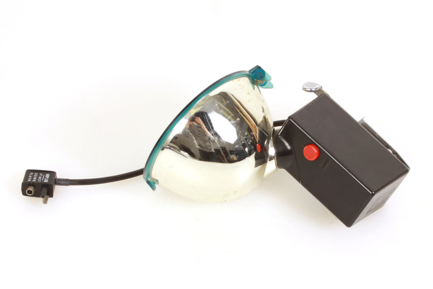 Vintage Polaroid Automatic 104 Land Camera w/ Close Up Lens & Flash