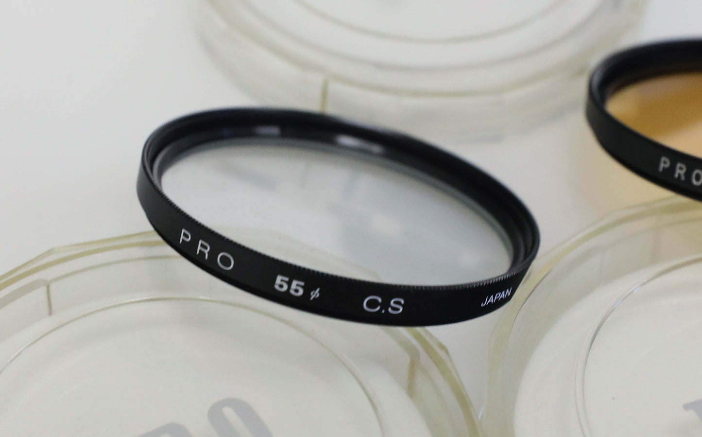 55mm PRO Filters - 85A, C.S., 80A in Cases