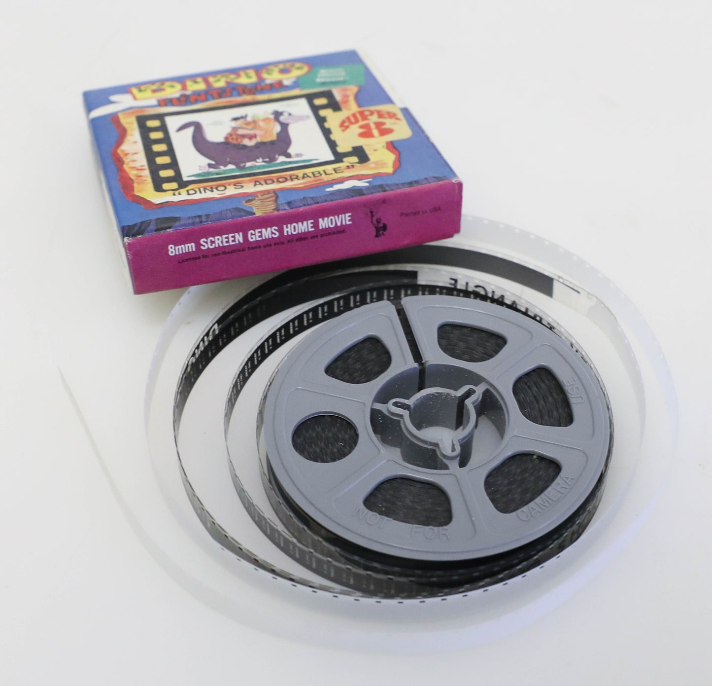 Dino's Adorable Dino Flintstone Super 8 Movie Reel