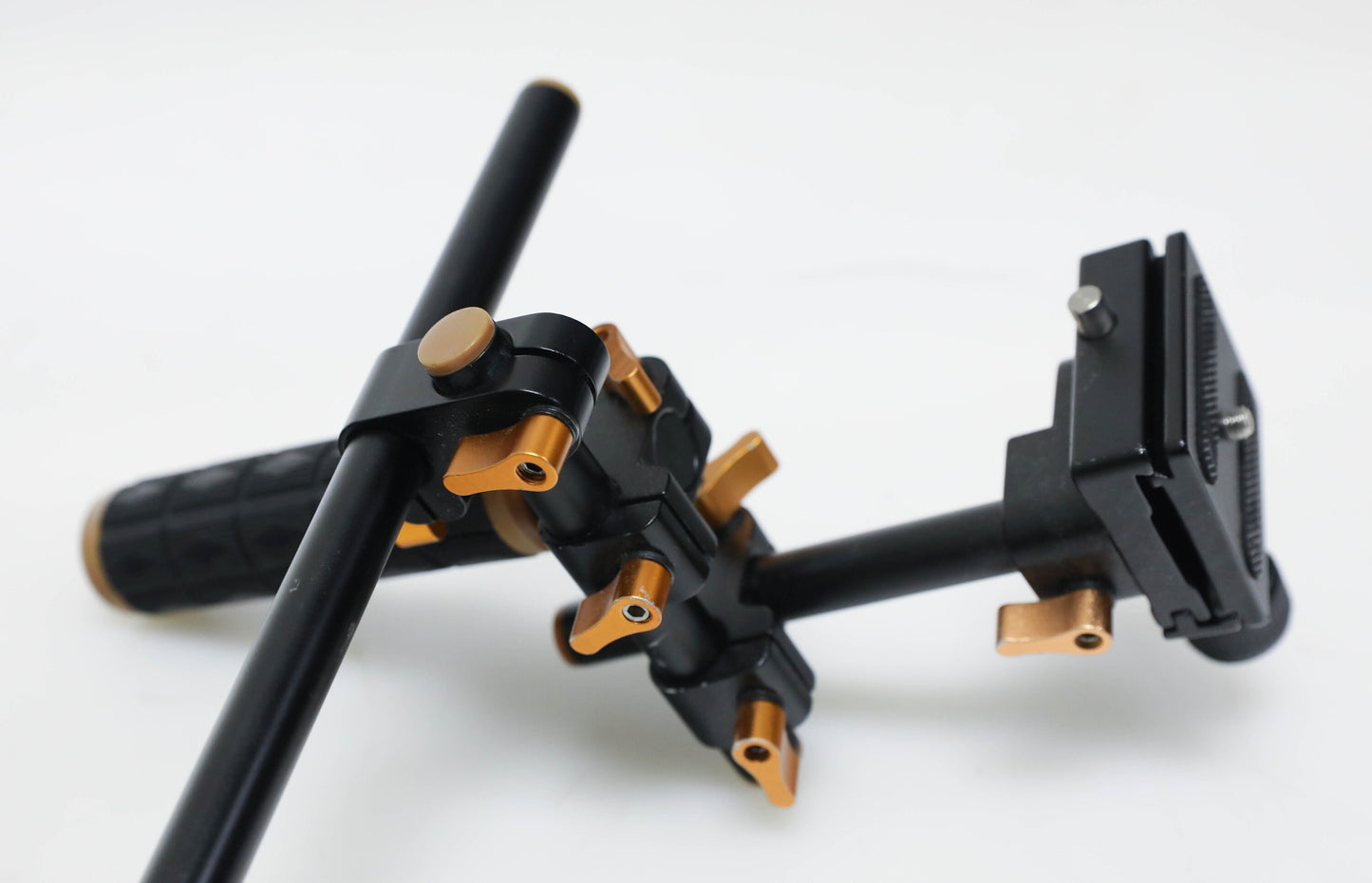 Camera Rig w/ Shoulder Rest & Quick Release Shoe - FITS ANY CAMERA Film/Digital