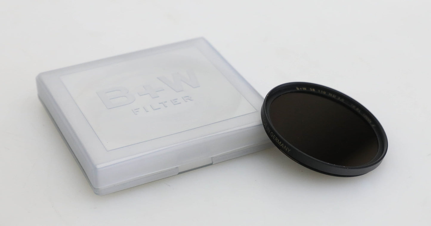 58mm B+W F PRO ND 3.0 (+10 BI. = 1000x) in Hard Case