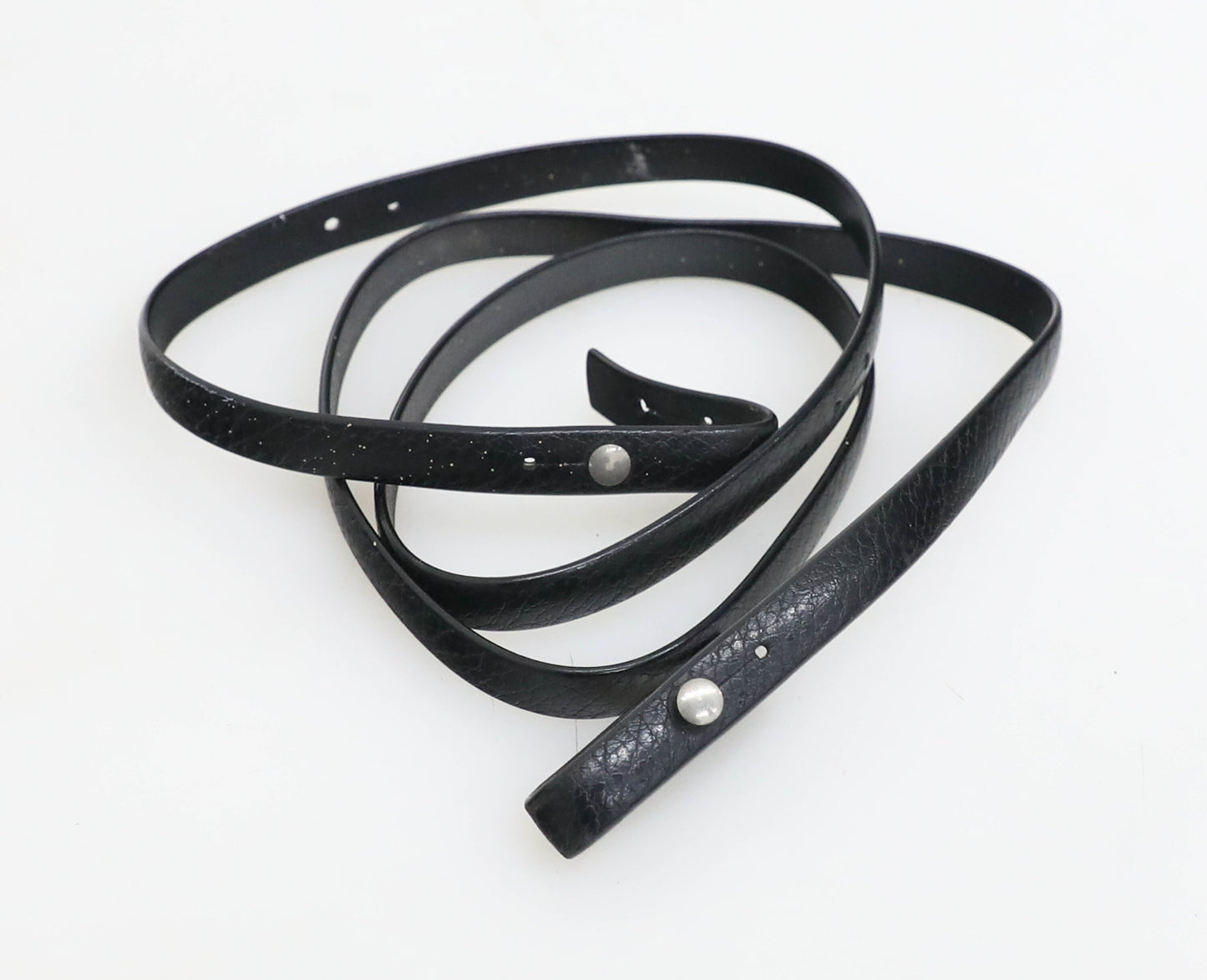 Vintage 1970s Black Vinyl Heavy Duty Camera Strap