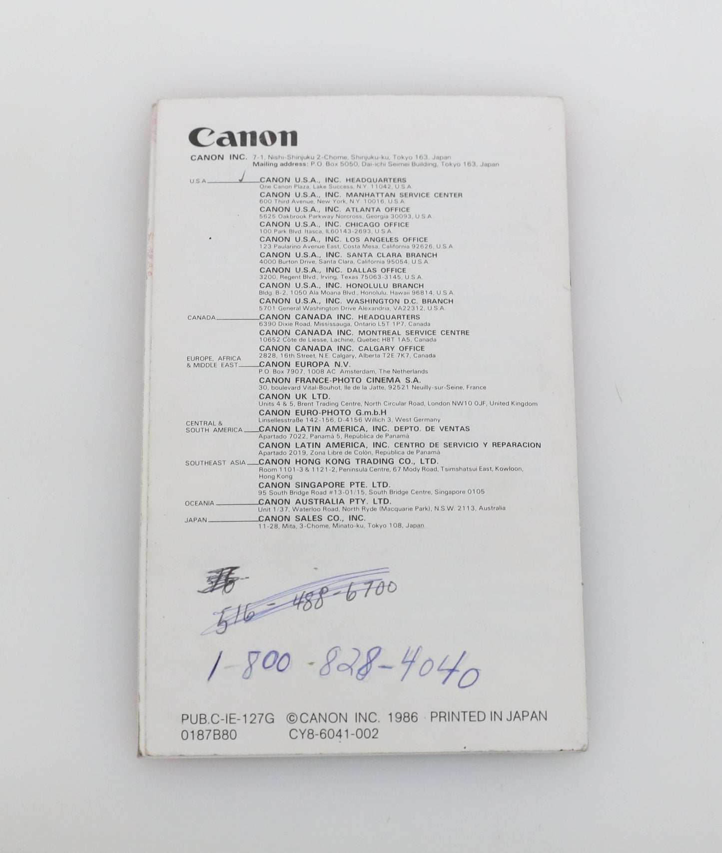 Canon Sure Shot Supreme/Top Shot Manual