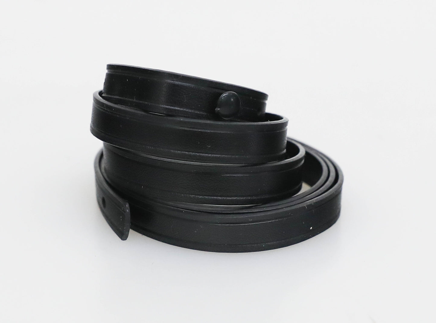 Vintage 1980s Black Vinyl Camera Strap - Old New Stock