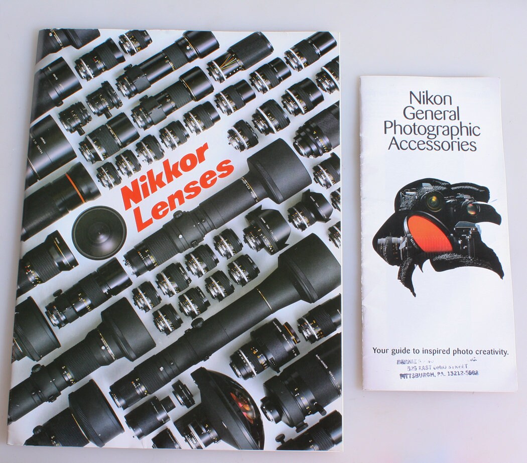 Nikon Lens and Accessories Informational Booklets
