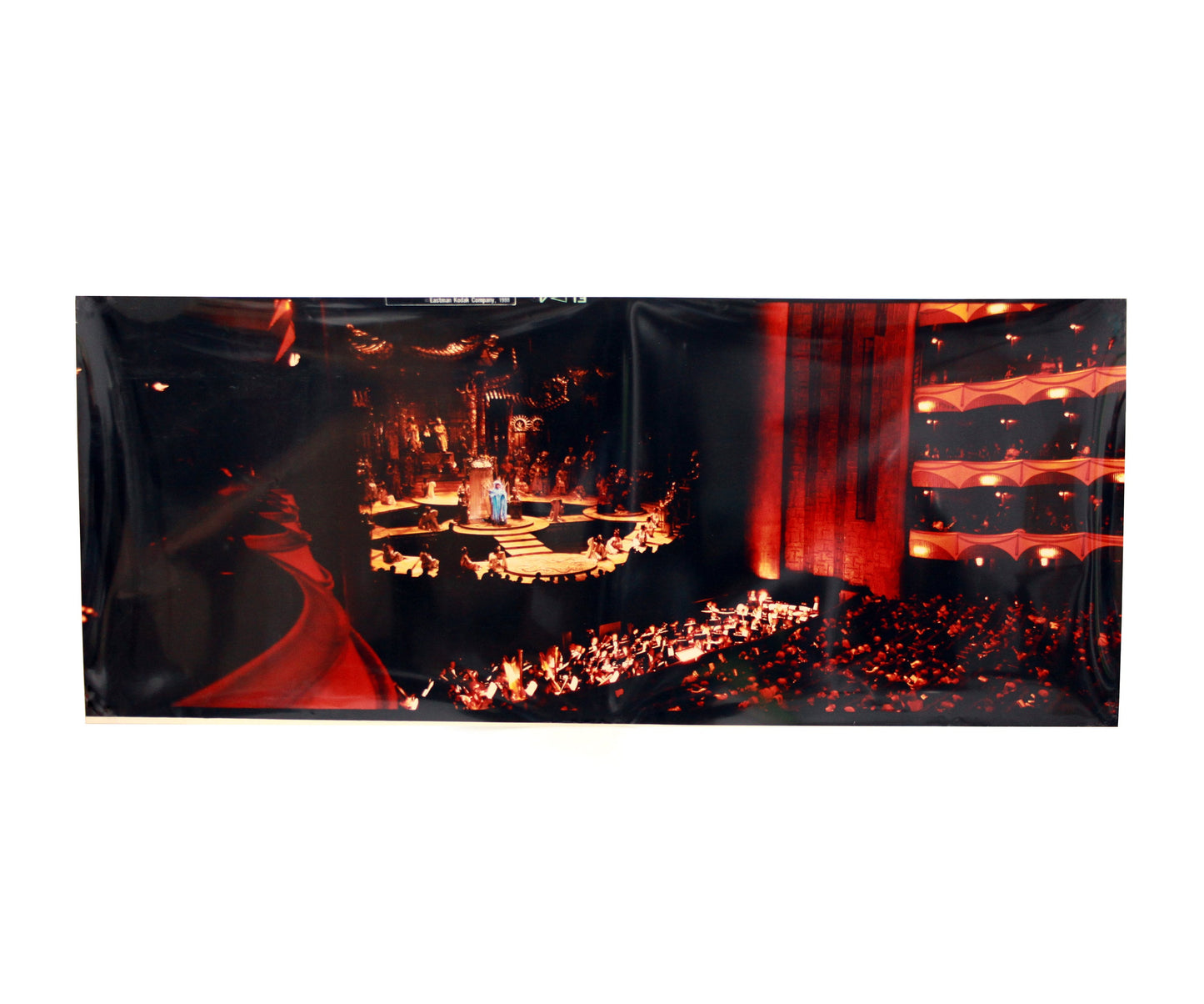 1988 Eastman Kodak Promotional Vinyl Poster Opera House 20.5x49.5 Inches