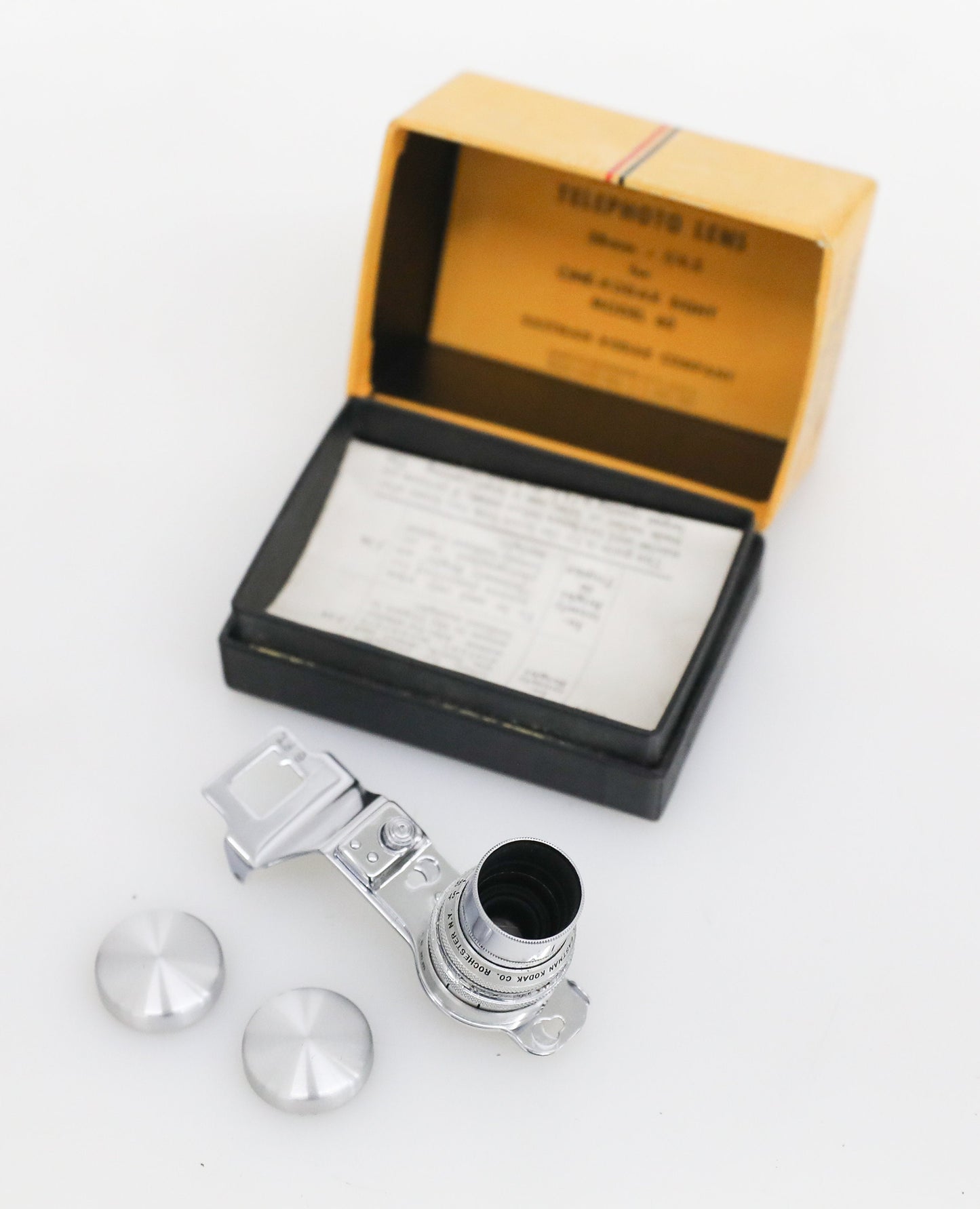 Eastman Kodak 38mm f/4.5 Telephoto Cine Lens in Original Box with Manual