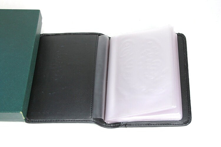 Leather Photo Album Canon Camera 4X6 in Box
