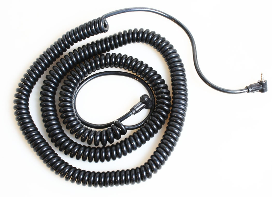 Coiled Flash Cord, Pc To Pc
