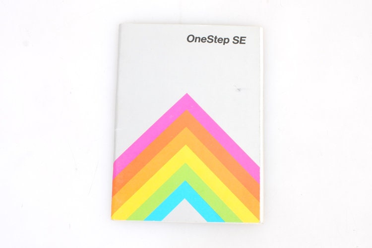 One Step SE Polaroid Camera Owner's Manual