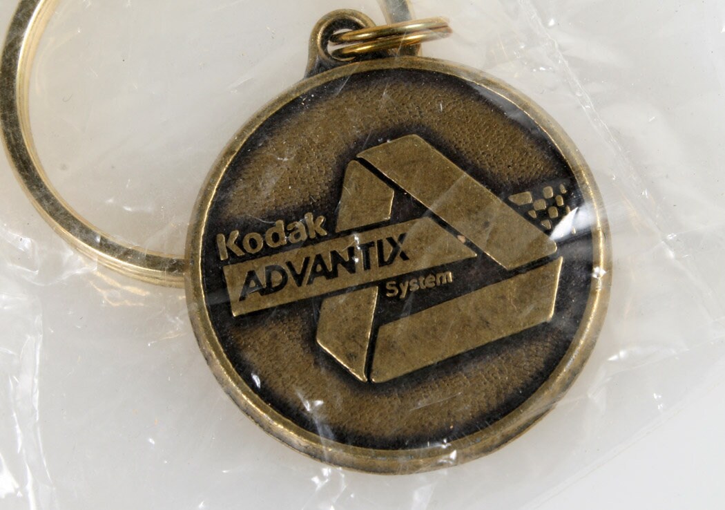 Kodak Advantix Medalist APS Brass Keychain
