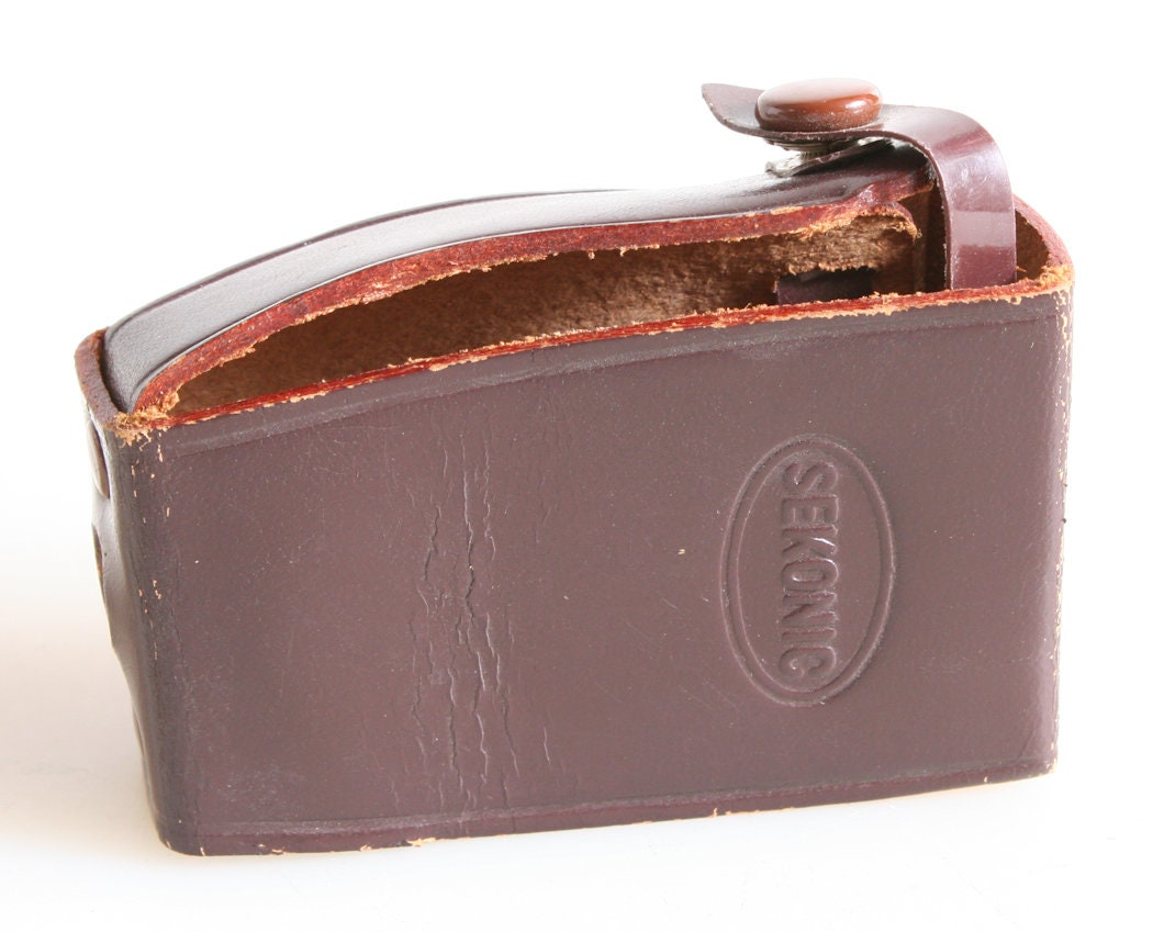 Sekonic Case, Vintage, Brown Leather