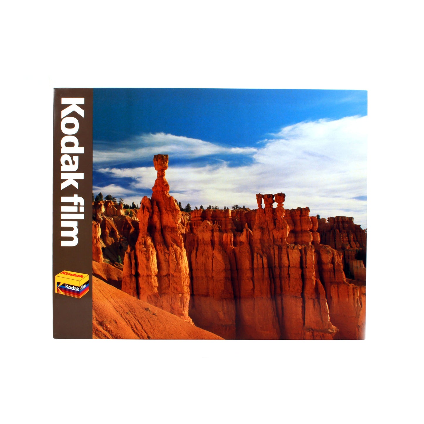 Vintage Kodak Film Promotional Mounted Poster 16x20 - Eroded Desert Cliff Scenery