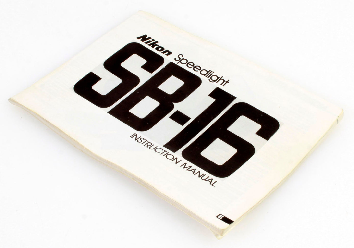 Nikon SB-16 Flash Instruction Manual