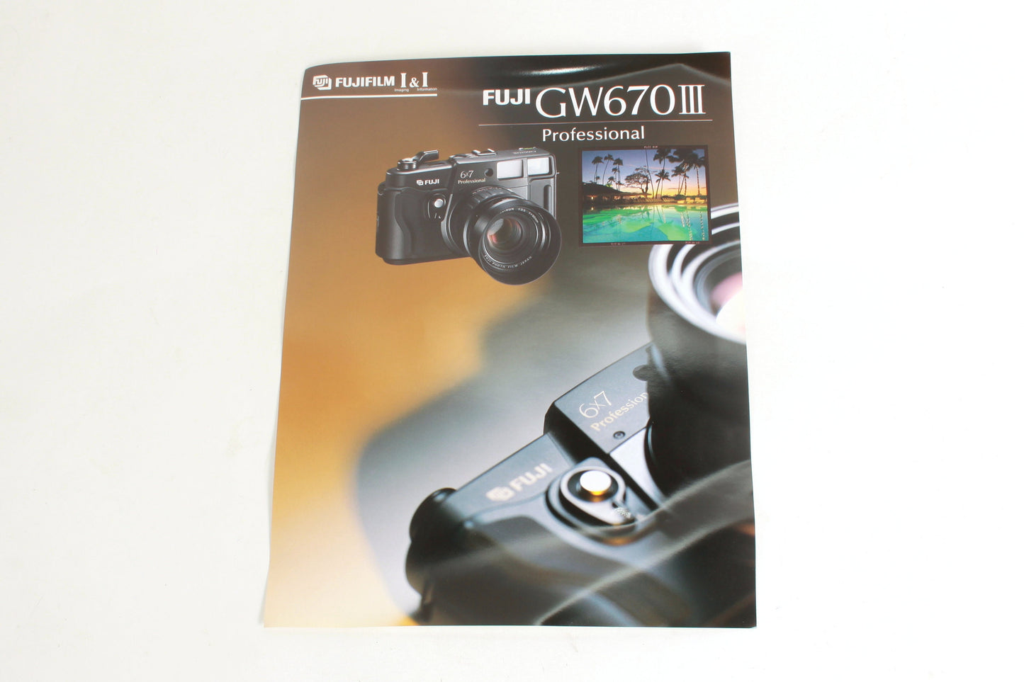 Fuji FujiFilm GW670III Professional Leaflet