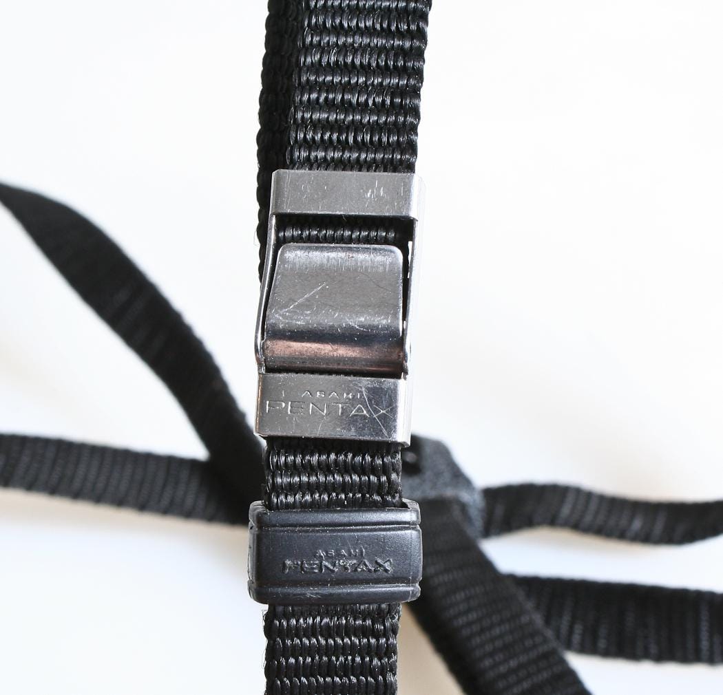 Asahi Pentax Thin Black Strap