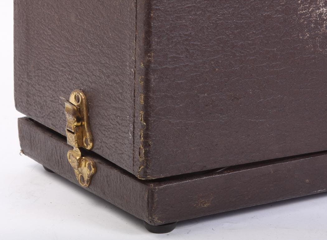 Art Deco Slide Projector w/Holder, Working