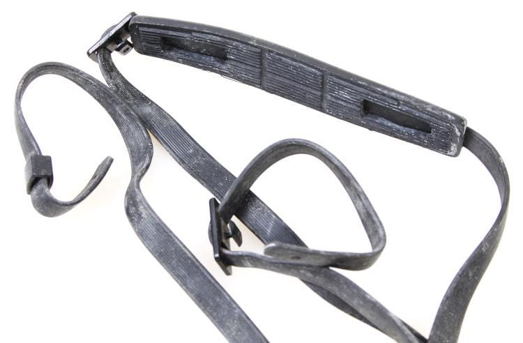 Vintage Minolta SRT Original Black Vinyl Camera Neck Strap