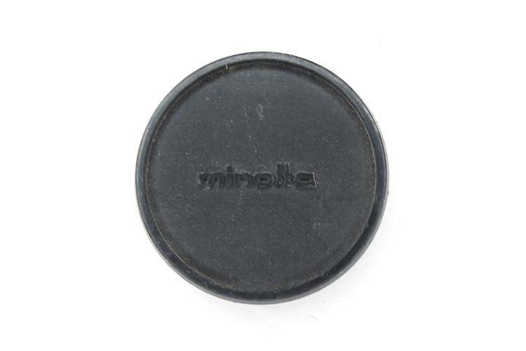 42mm Hard Black Plastic Minolta Lens Cap Vintage