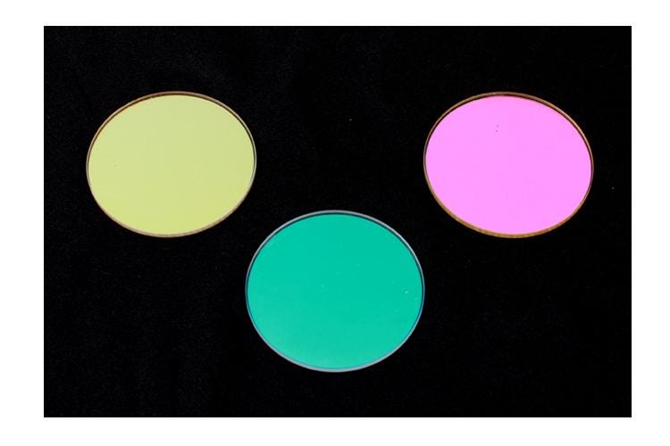 Dichroic Mirrors Circular Set of 3