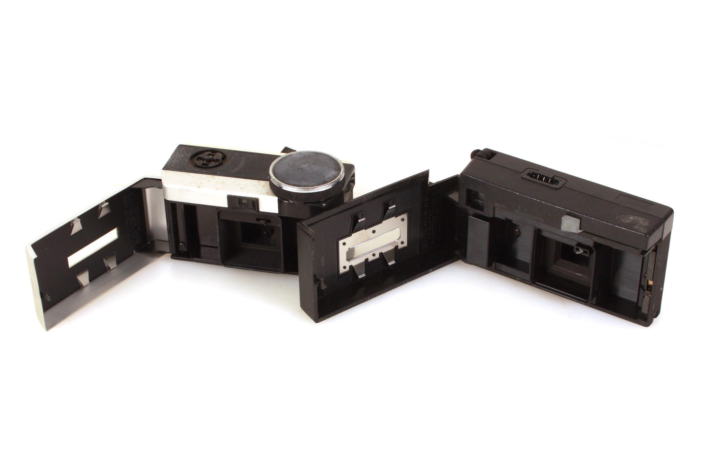 Art Deco Kodak Camera Lot of 5 Instamatic X-15F X-45 150 154 333 For Display