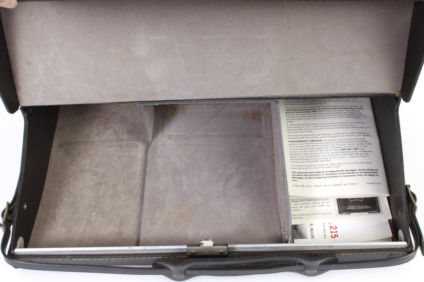 Polaroid 210 Outfit w Flash & Case + Film Inside