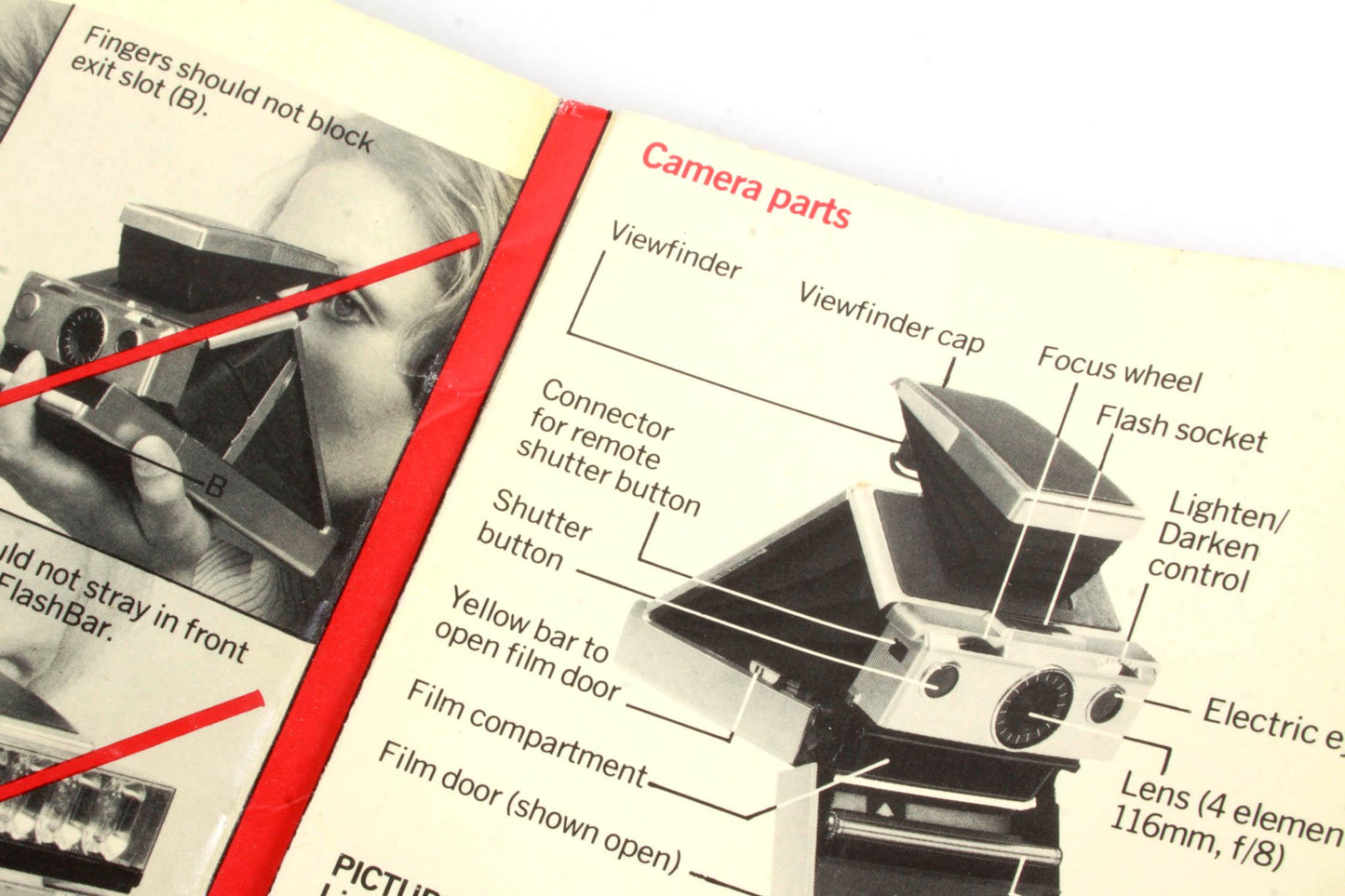 Polaroid SX-70 Instructional manual