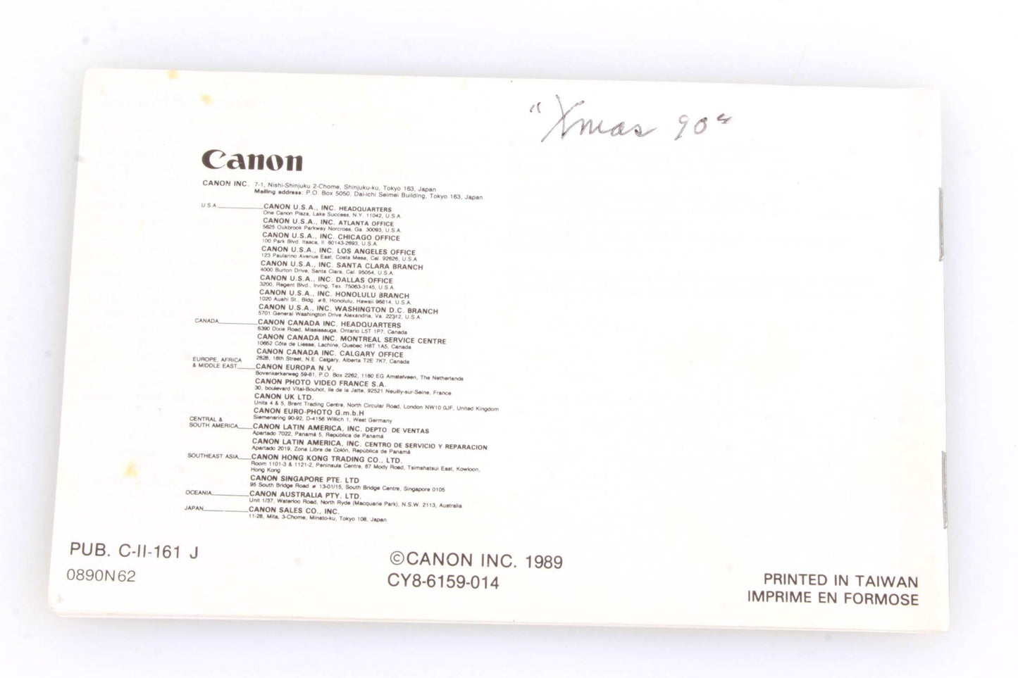 Canon Snappy AF Manual