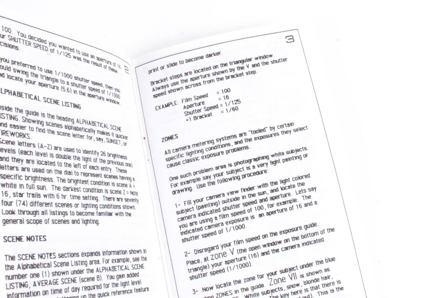 Camera Exposure Guide and Manual