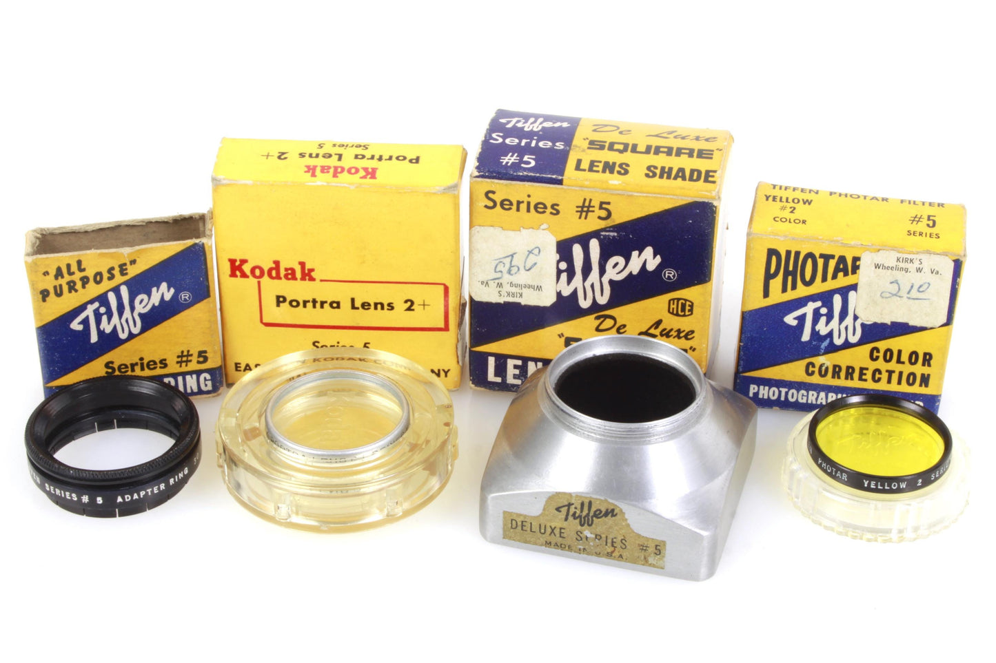 Twin Lens Camera w/ Flash, Shade, Adapter Ring & Filters