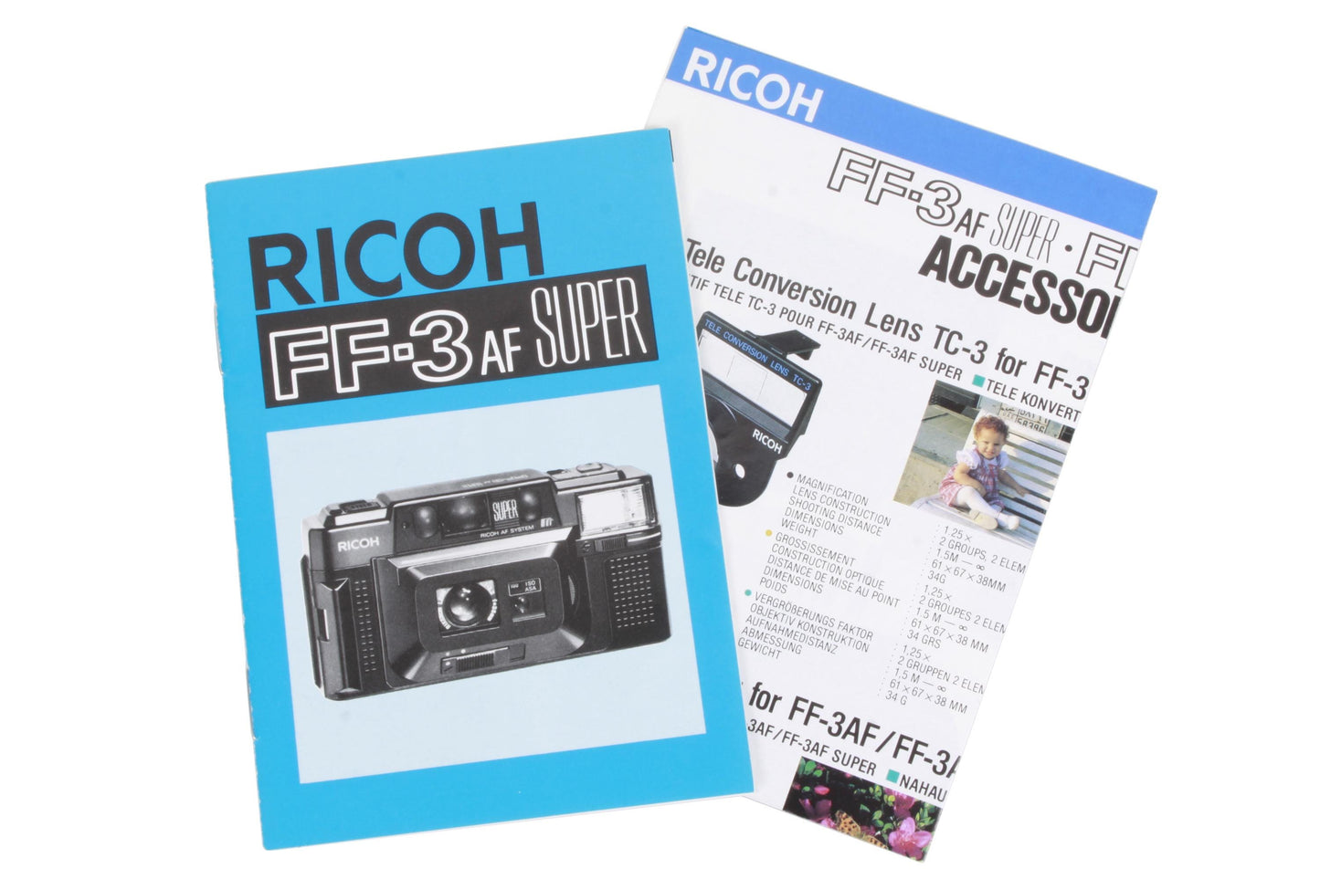 Ricoh FF-3AF Super Camera Manual