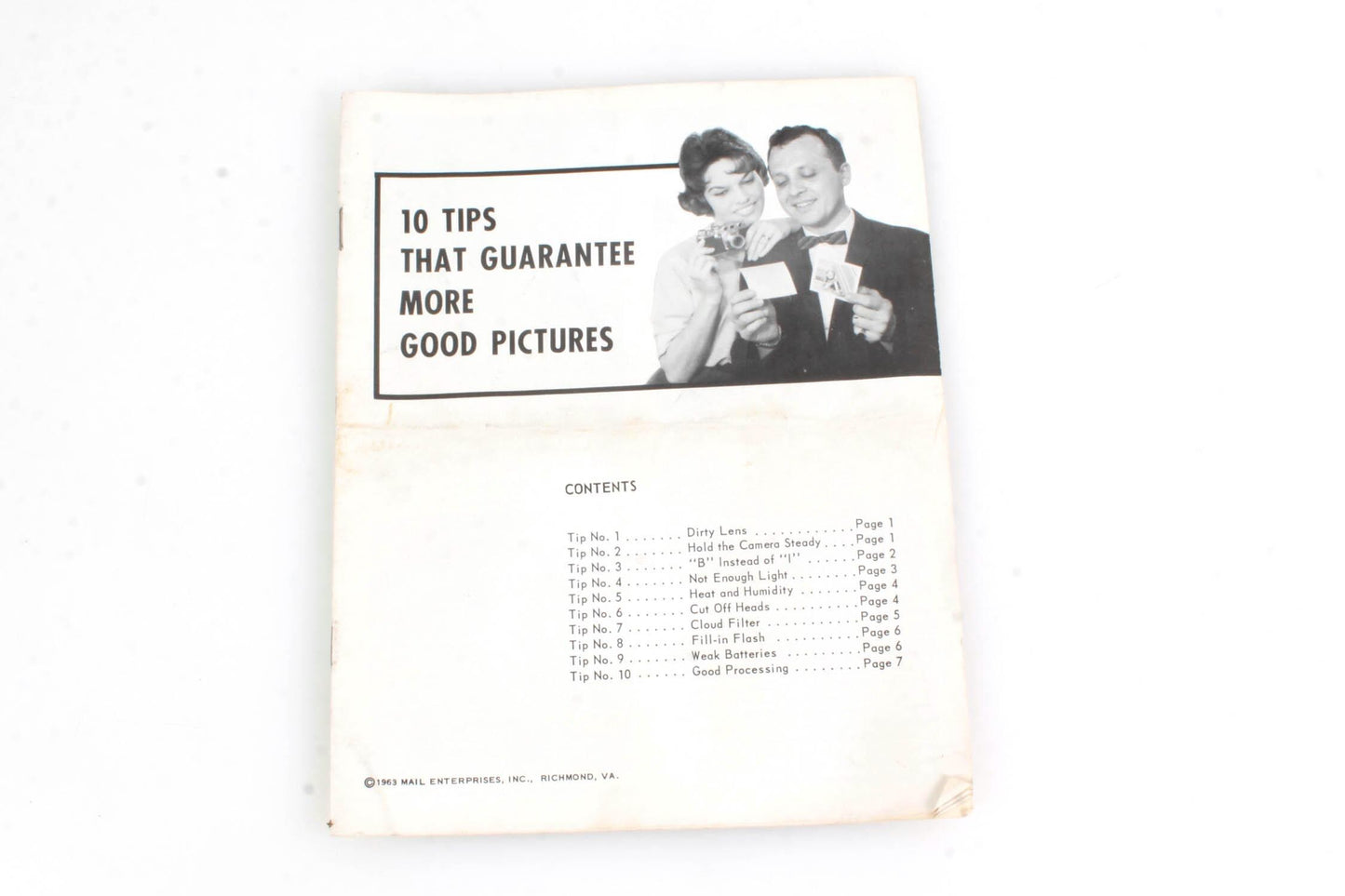 10 Tips That Guarantee More Good Pictures Booklet