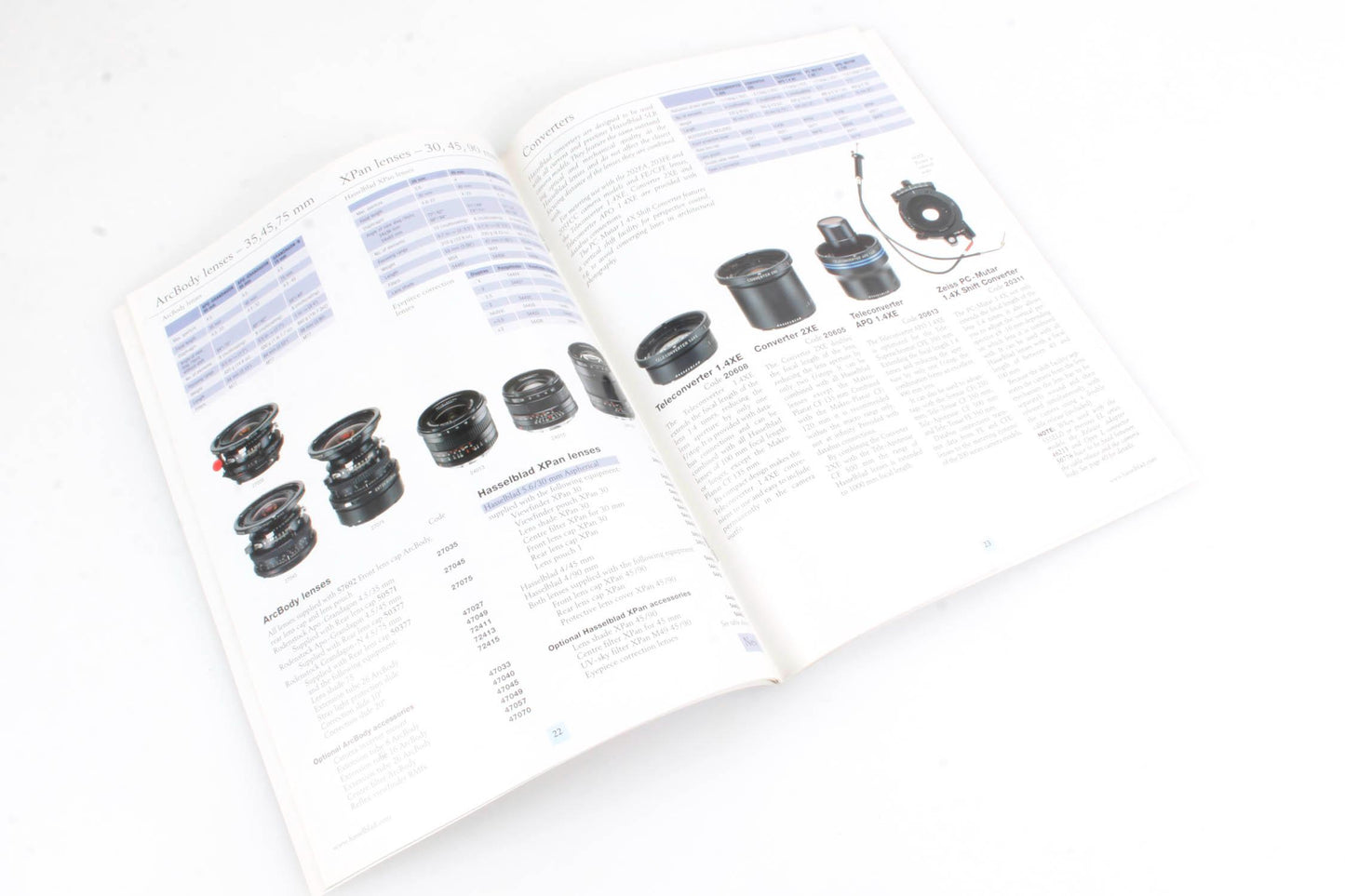 Hasselblad Camera Product Catalog 2000s Brochure