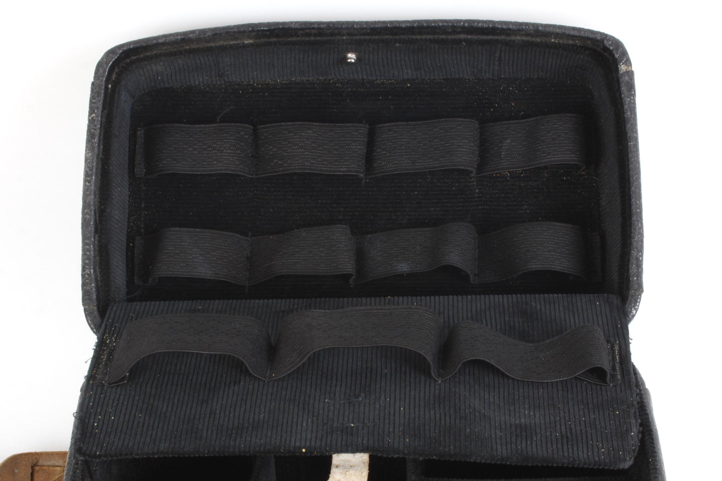 Camera Case Hard 1950s w/ Leather Strap