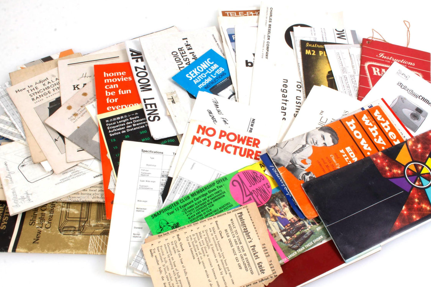 Lot of Photographic Literature