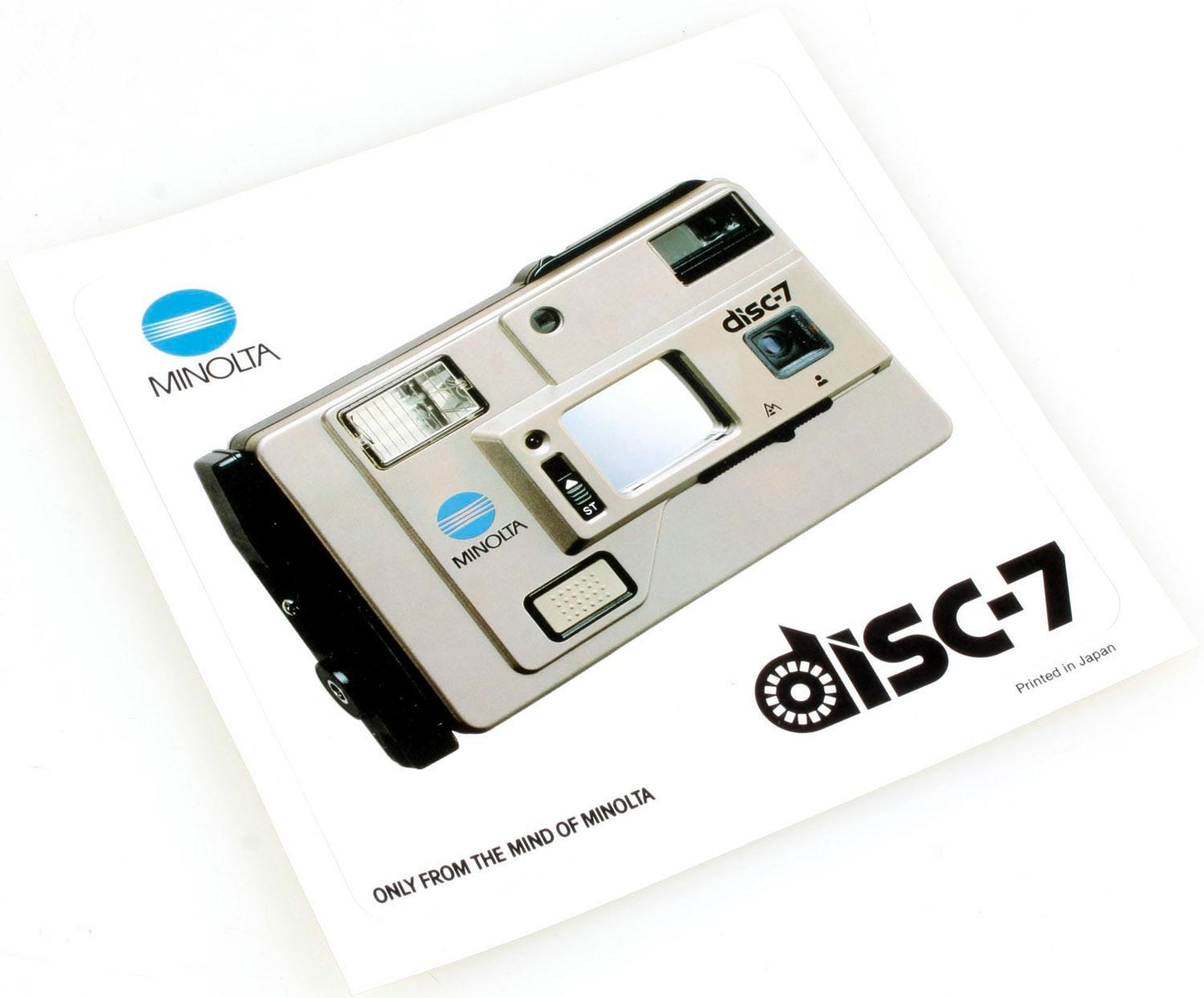 Vintage Minolta Disc 7 Sticker