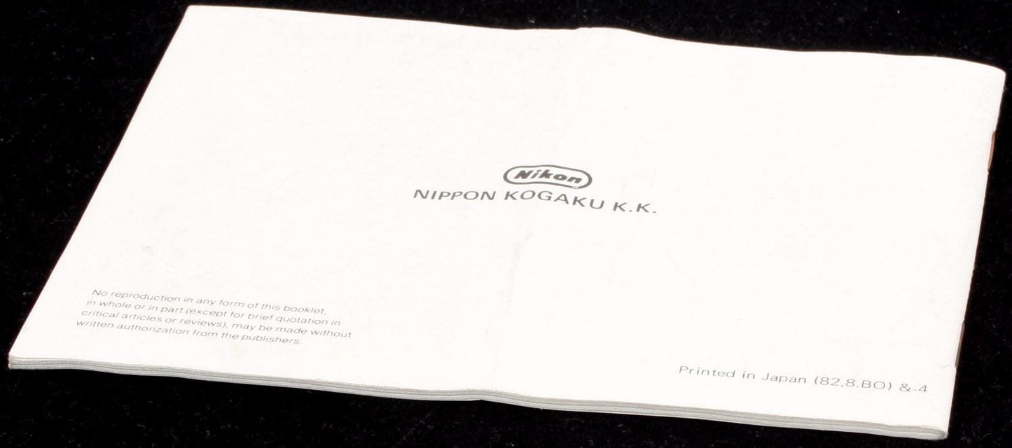 Nikon Speedlight SB-15 Manual