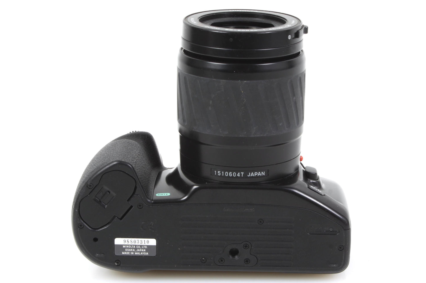 Minolta Film Camera w/ Telephoto Lens & Battery