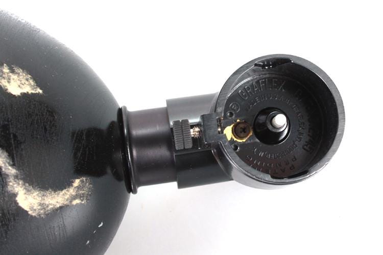 4x5 Flash Head #2745 Graflex w/ Reflective Dish Art Deco